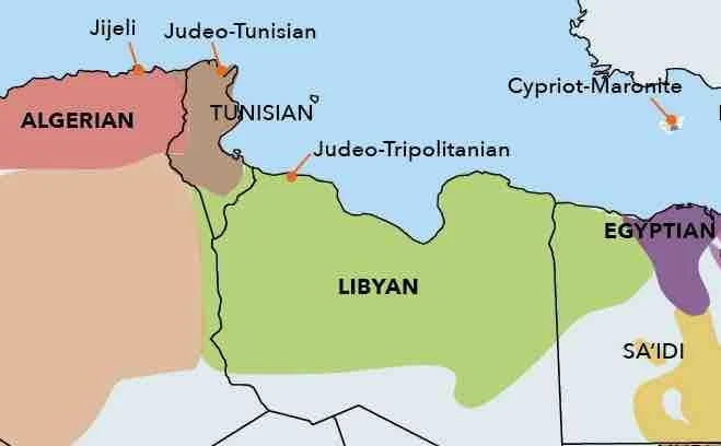 Libyan and surrounding dialects